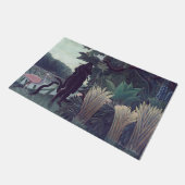 アンリ・ルソー – ザスネークシャーマー ドアマット (アングル)