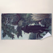 アンリ・ルソー – ザスネークシャーマー ビーチタオル (正面)