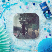 アンリ・ルソー – ザスネークシャーマー ペーパープレート (パーティー)