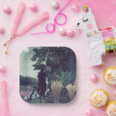 アンリ・ルソー – ザスネークシャーマー ペーパープレート (パーティー)