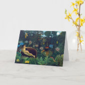 アンリ・ルソー – ザ・ドリーム/ルレベ カード (黄色い花)