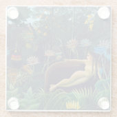 アンリ・ルソー – ザ・ドリーム/ルレベ ガラスコースター (裏面)