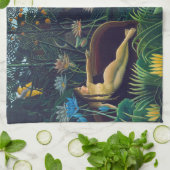 アンリ・ルソー – ザ・ドリーム/ルレベ キッチンタオル (折り畳み)