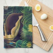 アンリ・ルソー – ザ・ドリーム/ルレベ キッチンタオル (四つ折り)