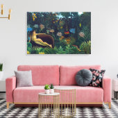 アンリ・ルソー – ザ・ドリーム/ルレベ キャンバスプリント (インサイチュ (リビング))