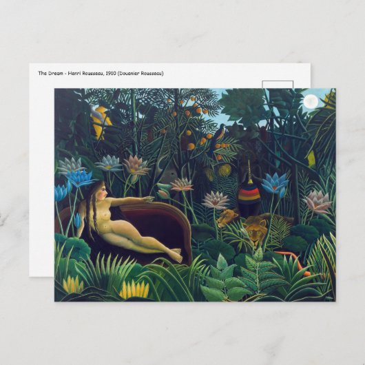アンリ・ルソー – ザ・ドリーム/ルレベ ポストカード (正面/裏面)