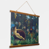 アンリ・ルソー – ザ・ドリーム/ルレベ 吊り下げ型タペストリー (傾斜あり)