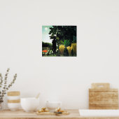 アンリ・ルソー・スネーク・シャルマー・ポスター ポスター (キッチン)