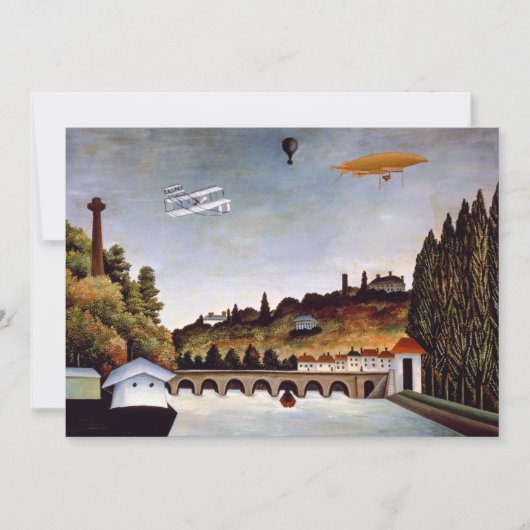 アンリ・ルソー – セーブル橋&クラマールの丘 サンキューカード (正面)