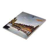 アンリ・ルソー – セーブル橋&クラマールの丘 タイル (側面)