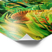 アンリ・ルソー・タイガーの熱帯性嵐のプリント フォトプリント            (角)