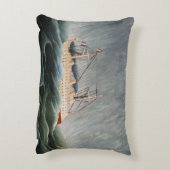 アンリ・ルソー – テンペストの船 アクセントクッション (裏面(縦))