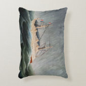 アンリ・ルソー – テンペストの船 アクセントクッション (正面(垂直))