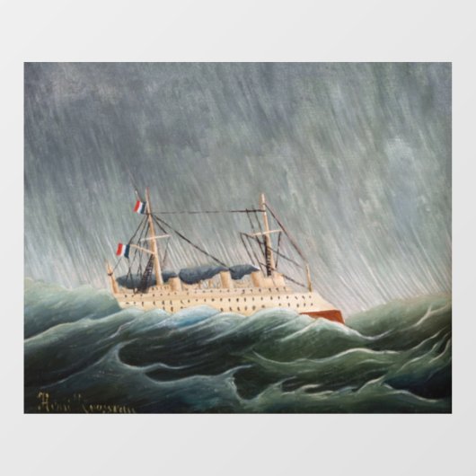 アンリ・ルソー – テンペストの船 ウィンドウサイン (シート)