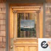 アンリ・ルソー – テンペストの船 ウィンドウサイン (ホームデコレーション)