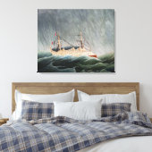 アンリ・ルソー – テンペストの船 キャンバスプリント (インサイチュ (寝室))