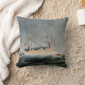 アンリ・ルソー – テンペストの船 クッション (ブランケット)