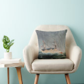 アンリ・ルソー – テンペストの船 クッション (椅子)