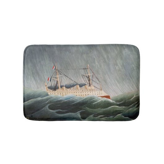 アンリ・ルソー – テンペストの船 バスマット (正面)
