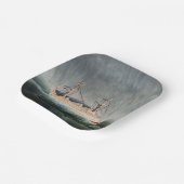 アンリ・ルソー – テンペストの船 ペーパープレート (傾斜あり)