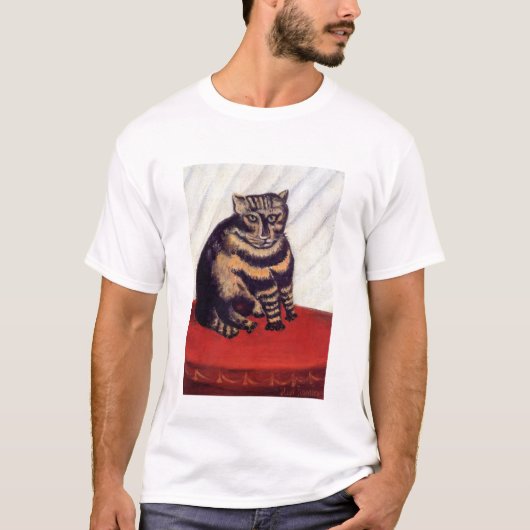 アンリ・ルソー『トラ猫』 Tシャツ (正面)