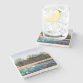 アンリ・ルソー - フラメンコ ストーンコースター (横)