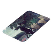 アンリ・ルソー - ヘビを操る女 マグネット (左側)