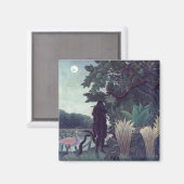 アンリ・ルソー - ヘビを操る女 マグネット (正面/裏面)