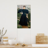 アンリ・ルソー - マダムMの肖像 ポスター (キッチン)