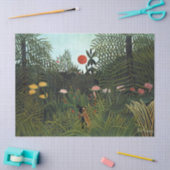 アンリ・ルソー |ヴァージンの森と夕日 薄葉紙 (クラフト)