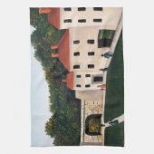 アンリ・ルソー – 公園のウォーカーズ キッチンタオル (縦)