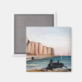 アンリ・ルソー - 崖 マグネット (正面/裏面)