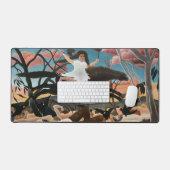 アンリ・ルソー - 戦争 デスクマット (キーボード&マウス)