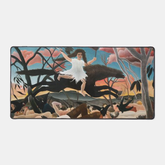 アンリ・ルソー - 戦争 デスクマット (正面)