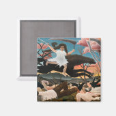 アンリ・ルソー - 戦争 マグネット (正面/裏面)