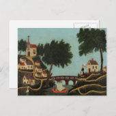 アンリ・ルソー – 橋のある風景 ポストカード (正面/裏面)