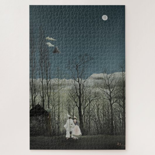 アンリ・ルソー 油絵「カーニバルの夜」1886年 ジグソーパズル (縦)