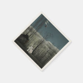 アンリ・ルソー 油絵「カーニバルの夜」1886年 スタンダードカクテルナプキン (角)