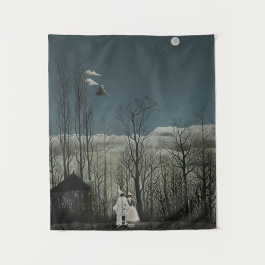 アンリ・ルソー 油絵「カーニバルの夜」1886年 タペストリー (正面)