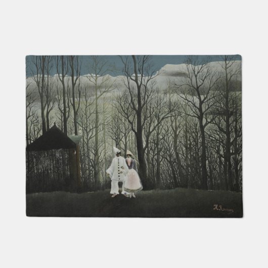 アンリ・ルソー 油絵「カーニバルの夜」1886年 ドアマット (正面)