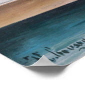 アンリ・ルソー – 漁師と二面飛行機 ポスター (角)