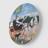 アンリ・ルソー - 父ジュニエのカート ラージ壁時計 (傾斜)