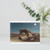 アンリ・ルソー『眠れるジプシー女』 ポストカード (スタンド正面)