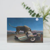 アンリ・ルソー - 眠れるジプシー サンキューカード (スタンド正面)