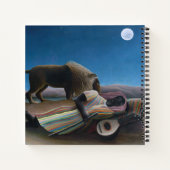 アンリ・ルソー - 眠れるジプシー ノートブック (裏面)