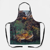 アンリ・ルソー – 空腹のライオン エプロン (正面)