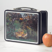 アンリ・ルソー – 空腹のライオン メタルランチボックス (インサイチュ)