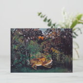 アンリ・ルソー – 空腹のライオン 招待状 (スタンド正面)