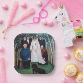 アンリ・ルソー - 結婚式の参加者たち ペーパープレート (パーティー)