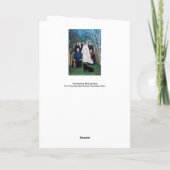 アンリ・ルソー – 結婚披露宴 カード (裏面)